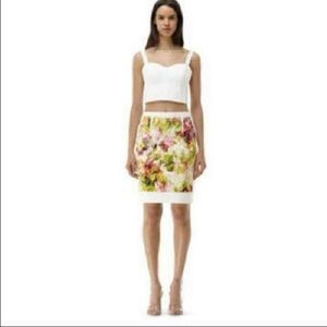 Club Monaco Kenson Floral Print Pencil Skirt